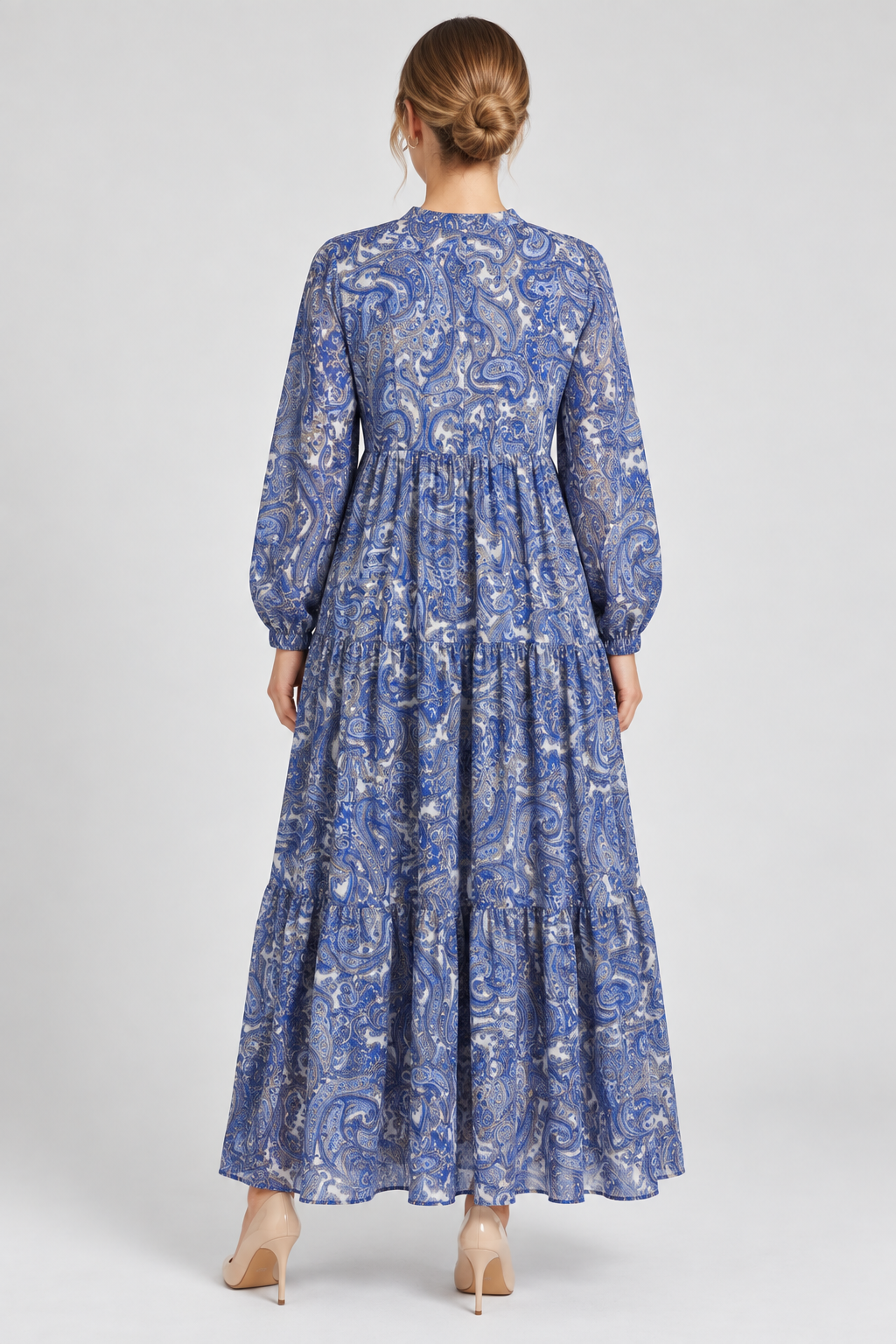 Indra | Paisley Tiered Dress