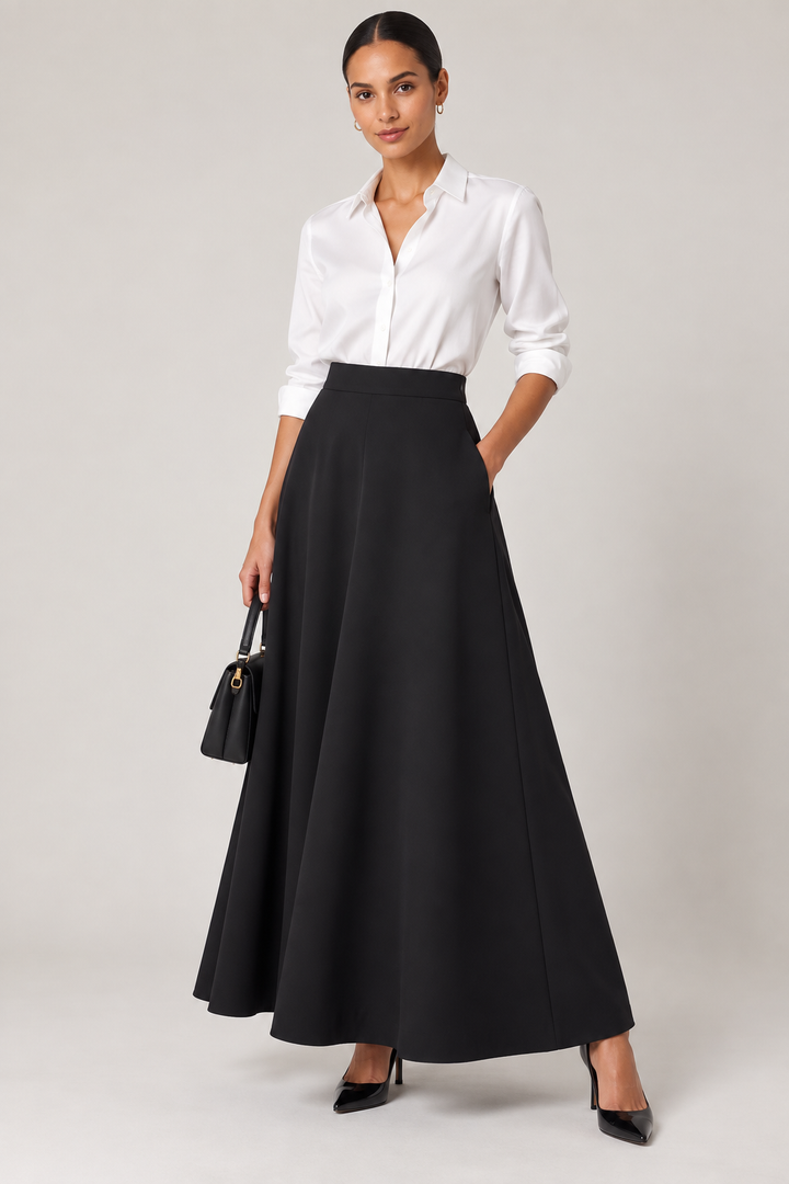 Cora | A-Line Maxi Skirt