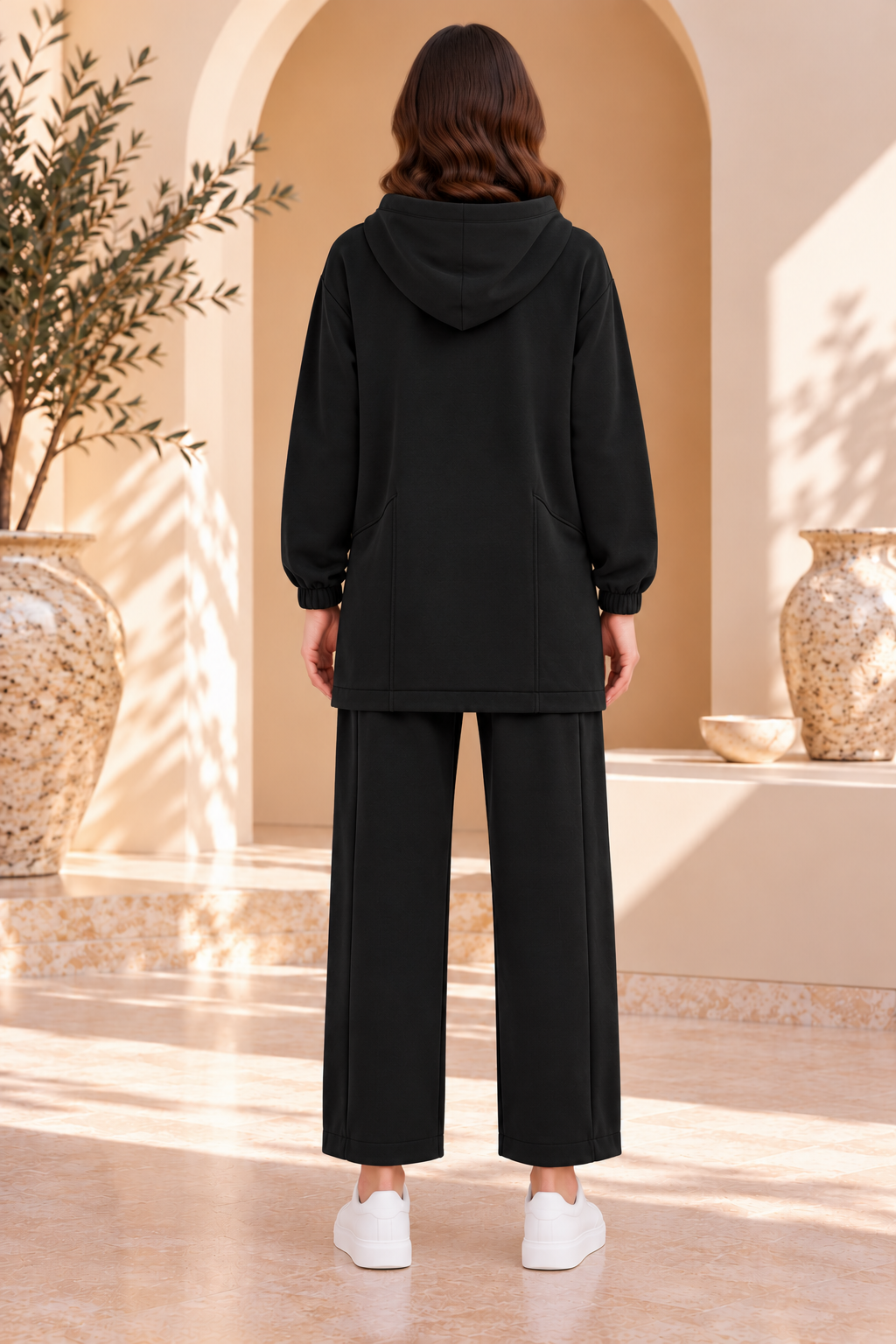 Thandie | Hooded Zip-Front Pant Set