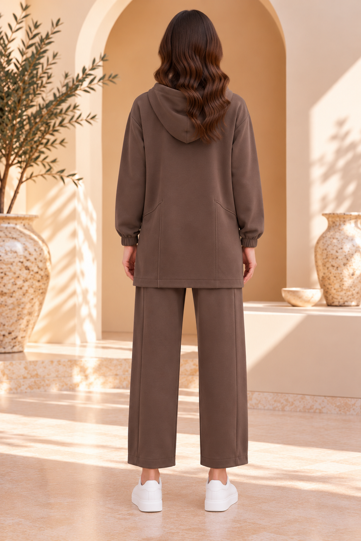 Thandie | Hooded Zip-Front Pant Set