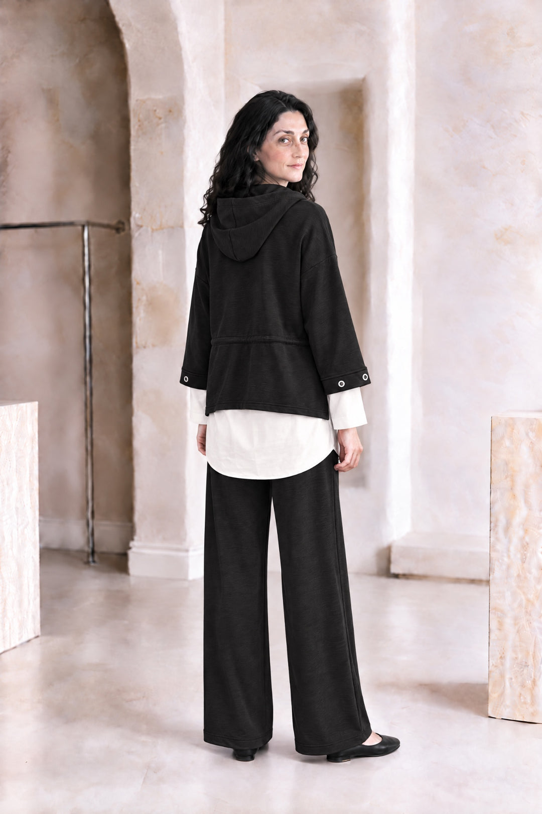 Marcelle | Colorblock Hooded Zip-Up Pant Set