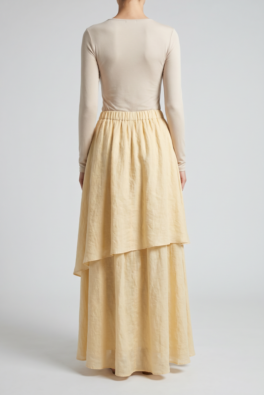 Petunia | Floral-Sash Wrap Maxi Skirt