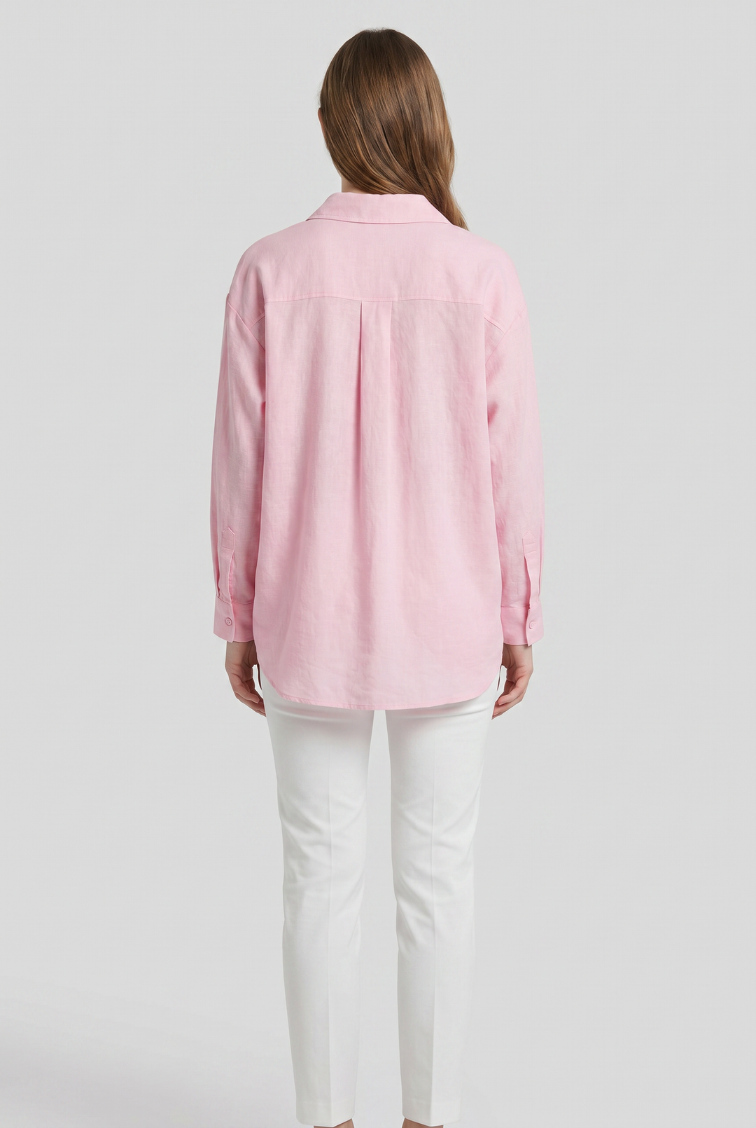 Seraphina | Solid Oversized Button-Down Shirt