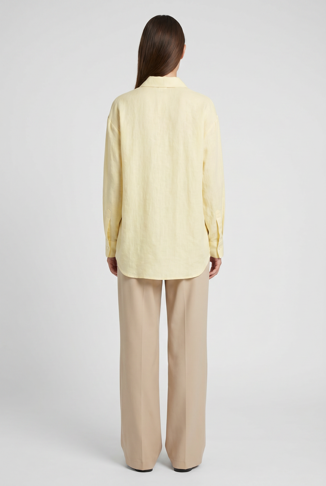Seraphina | Solid Oversized Button-Down Shirt