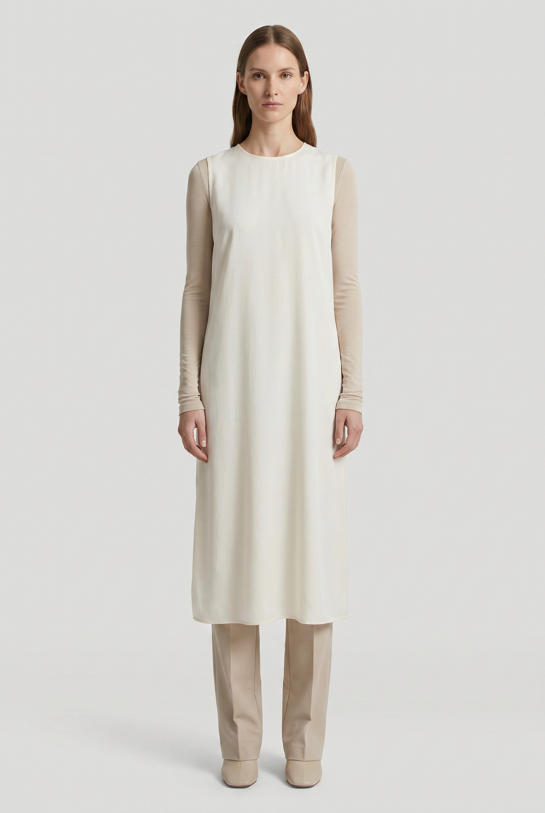 Pearl | Sleeveless Side-Slit Tunic