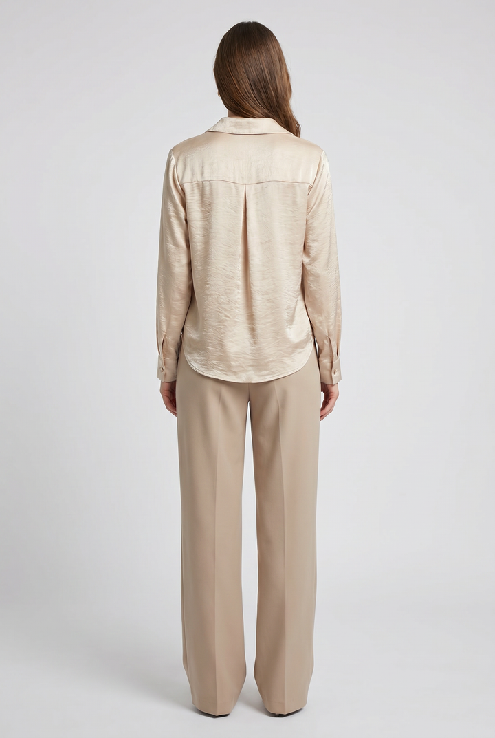 Thalassa | Solid Buckle-Tie Blouse