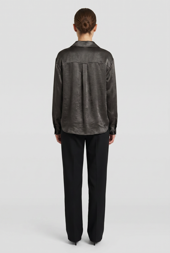 Thalassa | Solid Buckle-Tie Blouse