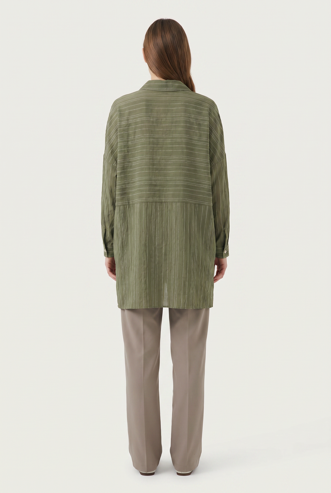 Basil | Striped Oversized Tunic