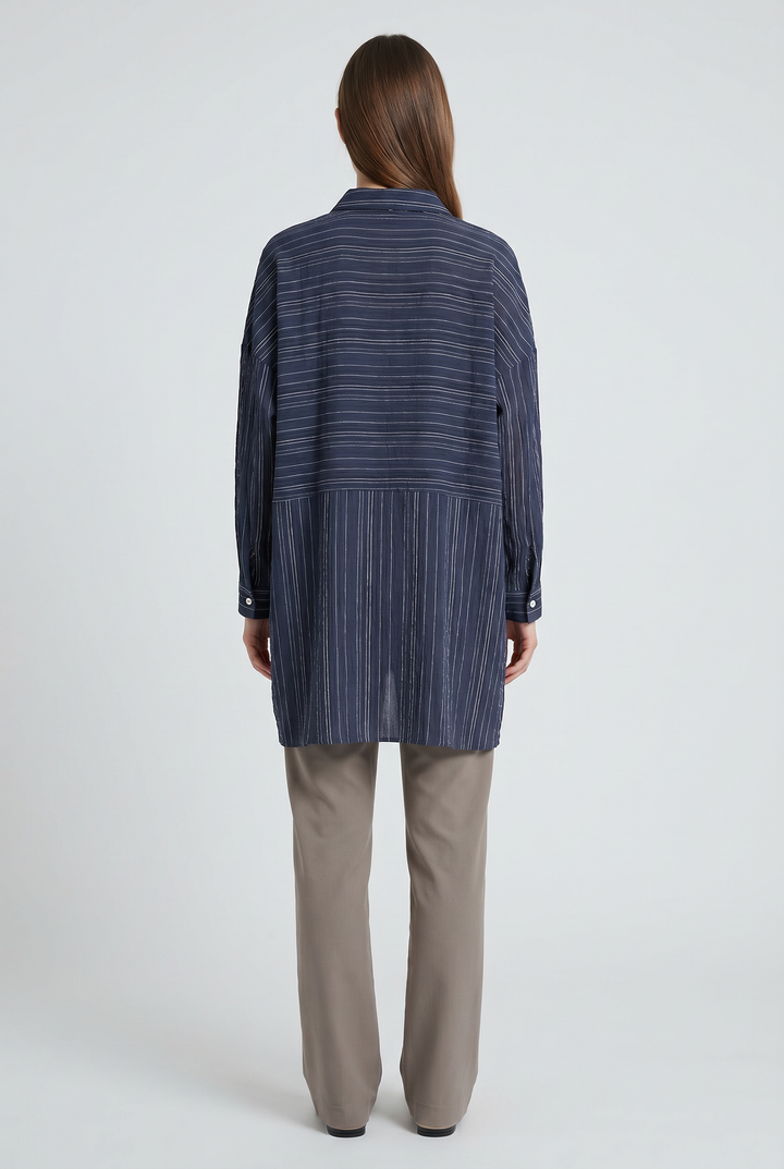 Basil | Striped Oversized Tunic