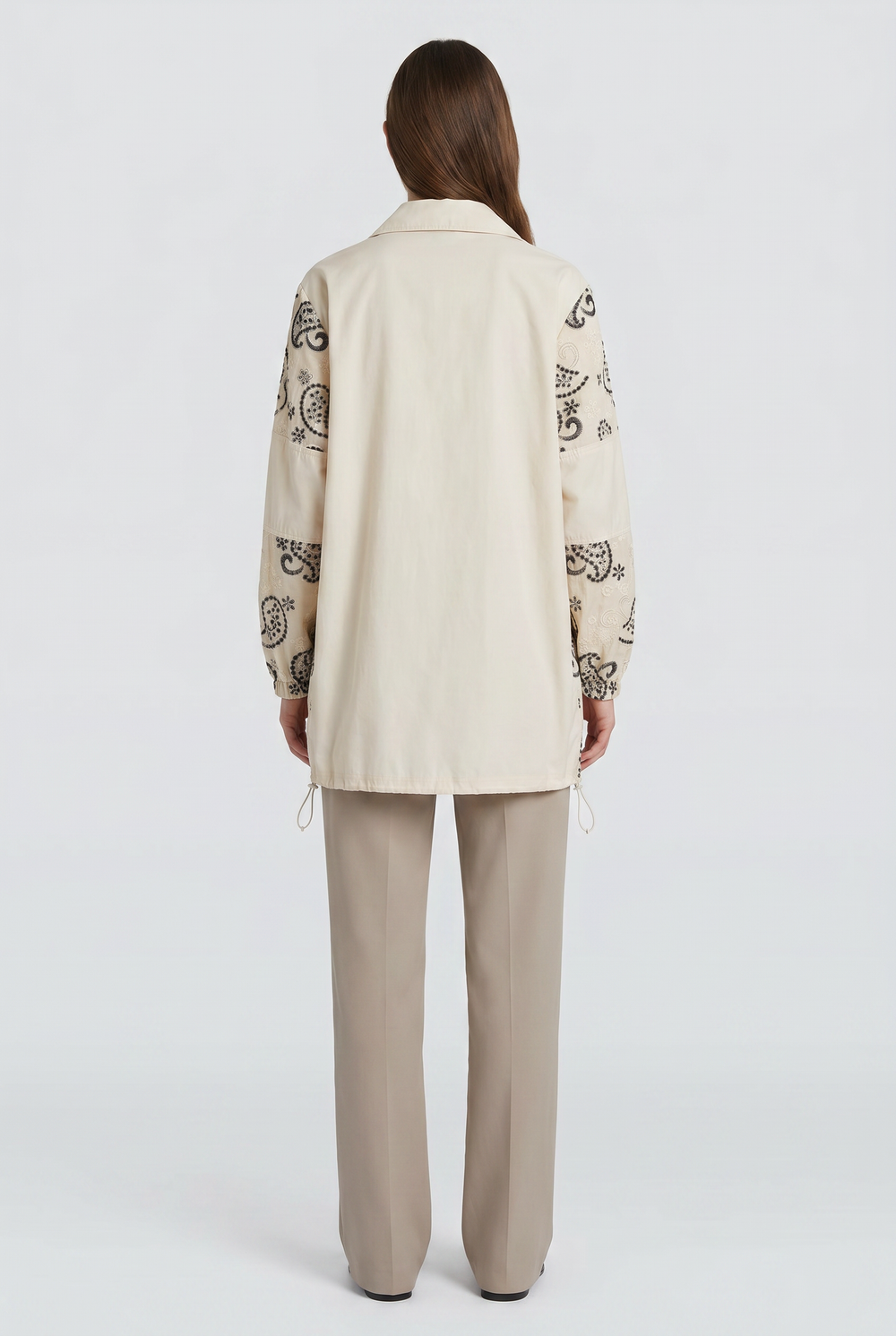 Zarafina | Paisley Zip-Front Jacket