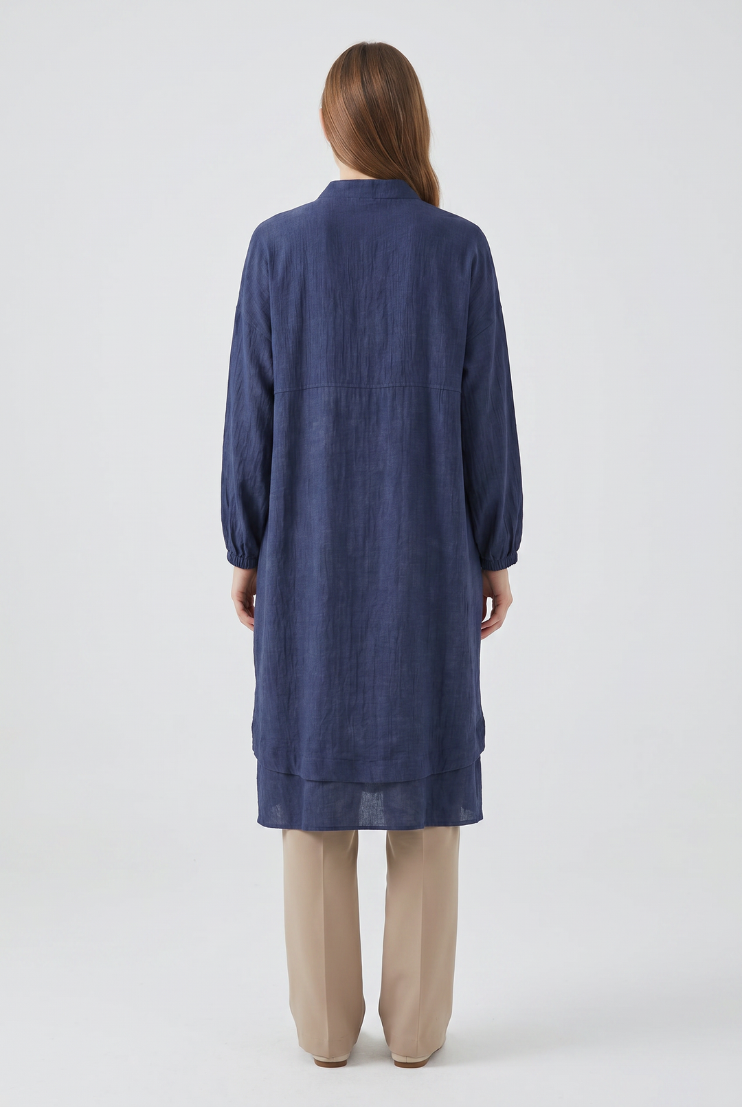 Corvina | Zip-Front Long-Sleeve Trench Coat