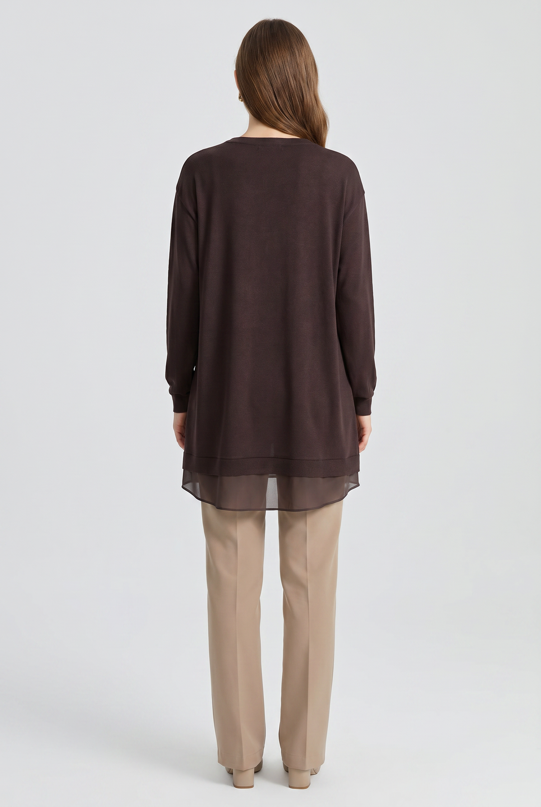 Brenna | Layered Sheer-Hem Tunic