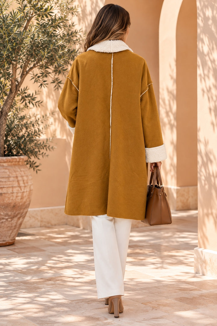 Rhiannon | Jacket — Camel (back)