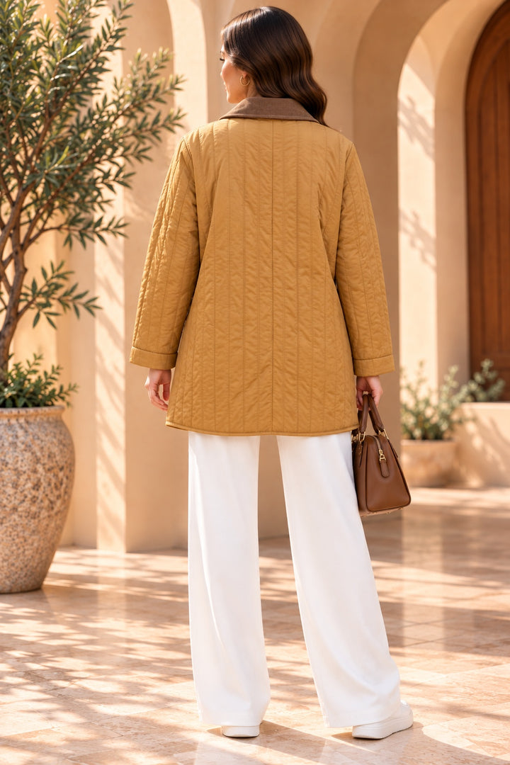 Xanthe | Jacket — Camel (back)
