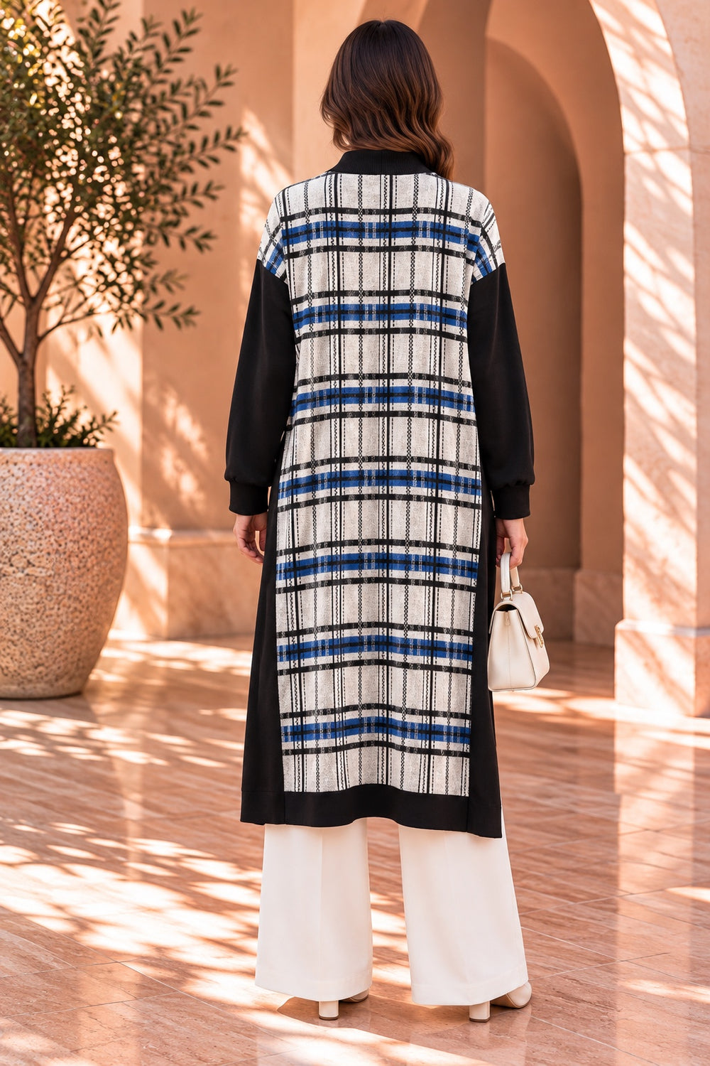Celandine | Cardigan — Black (back)