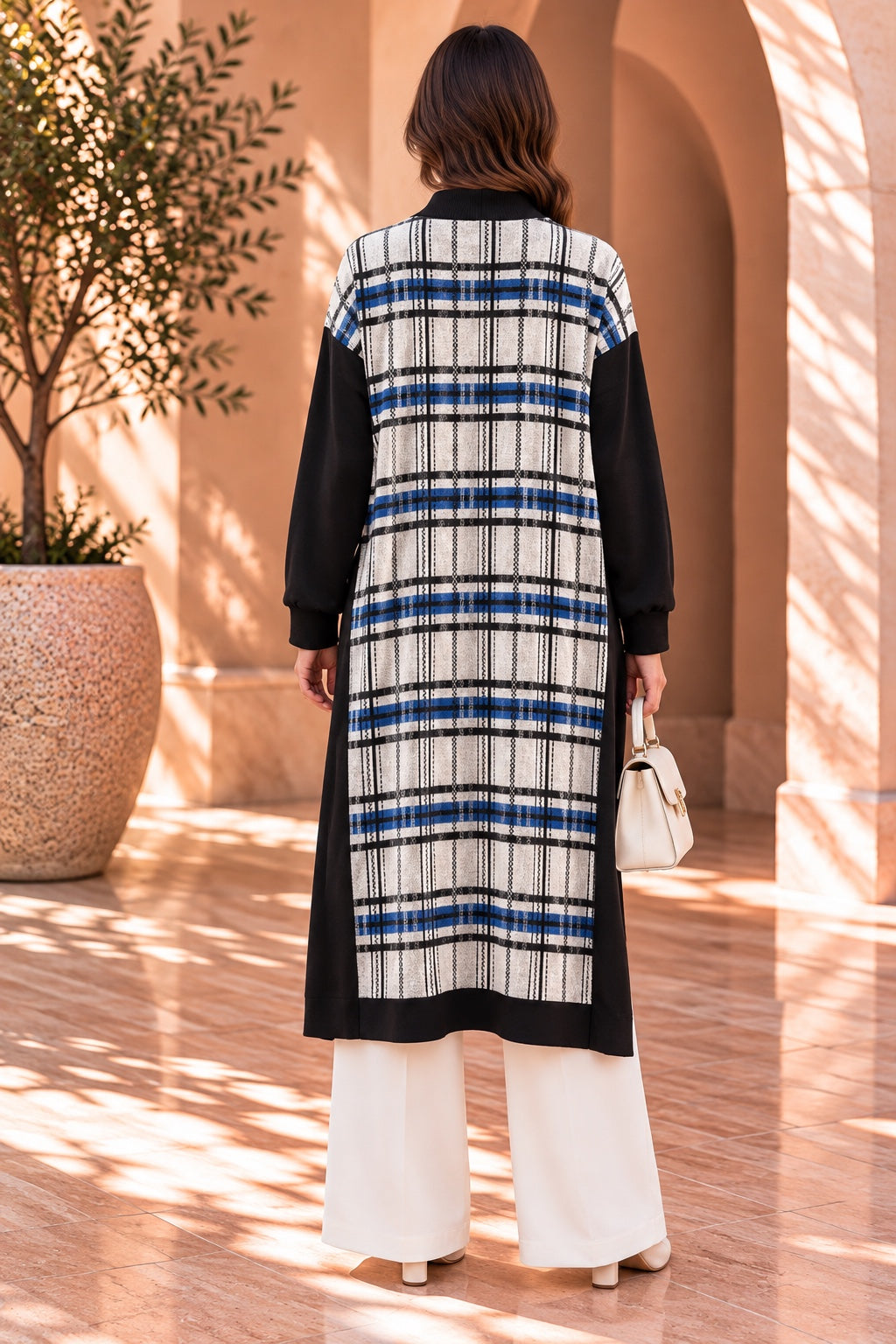 Celandine | Cardigan — Black (back)