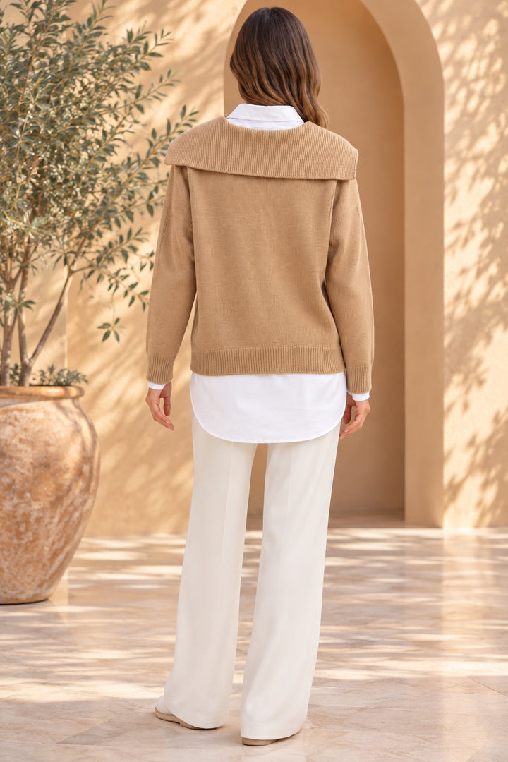 Clio | Tunic — Vison (back)