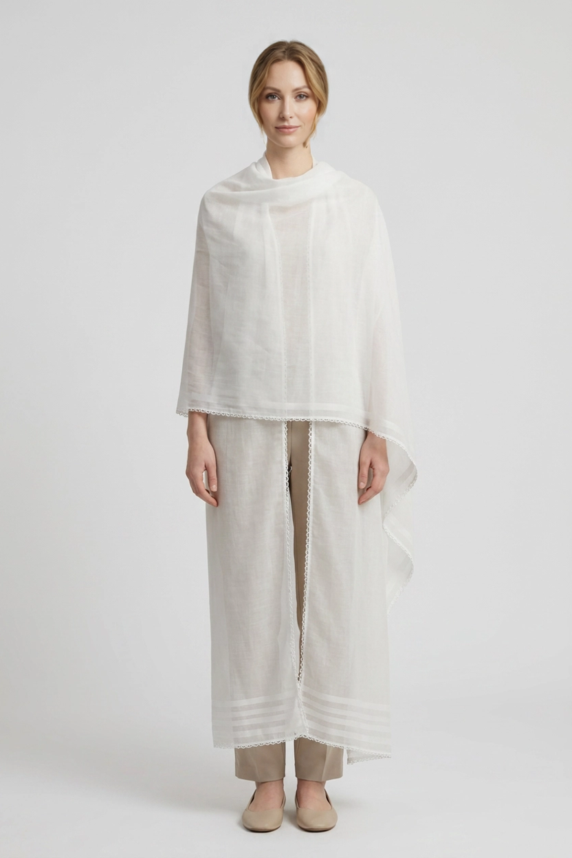 Beren | Cotton Scarf — Solid (front)