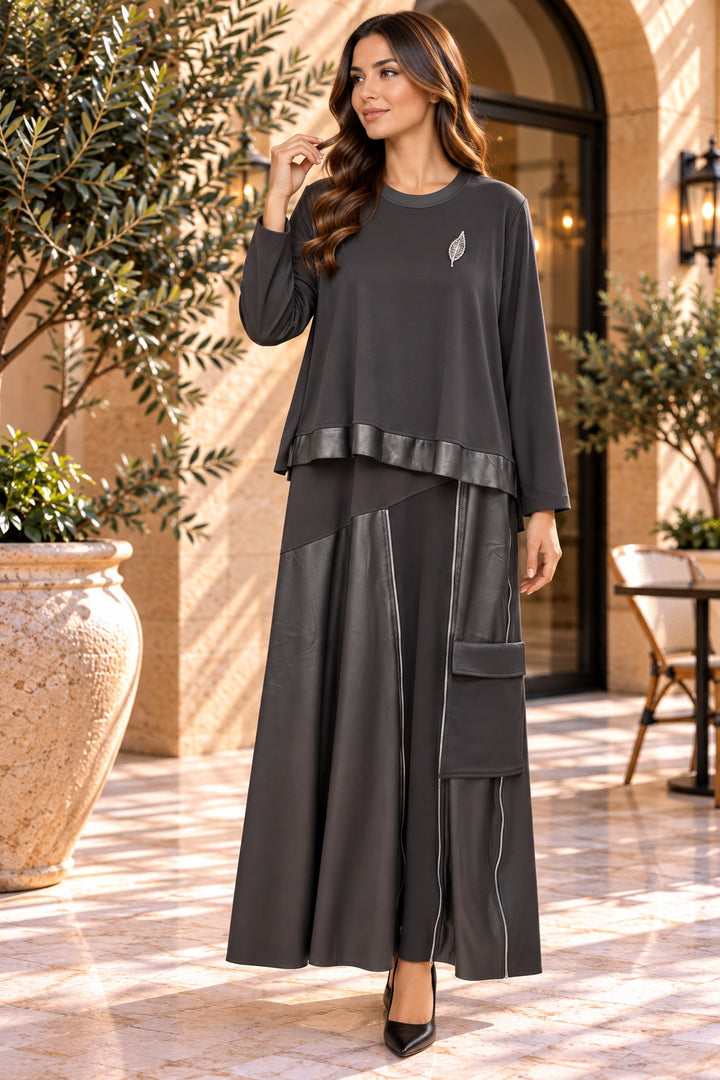 Lorelei | Dress — Black (front)