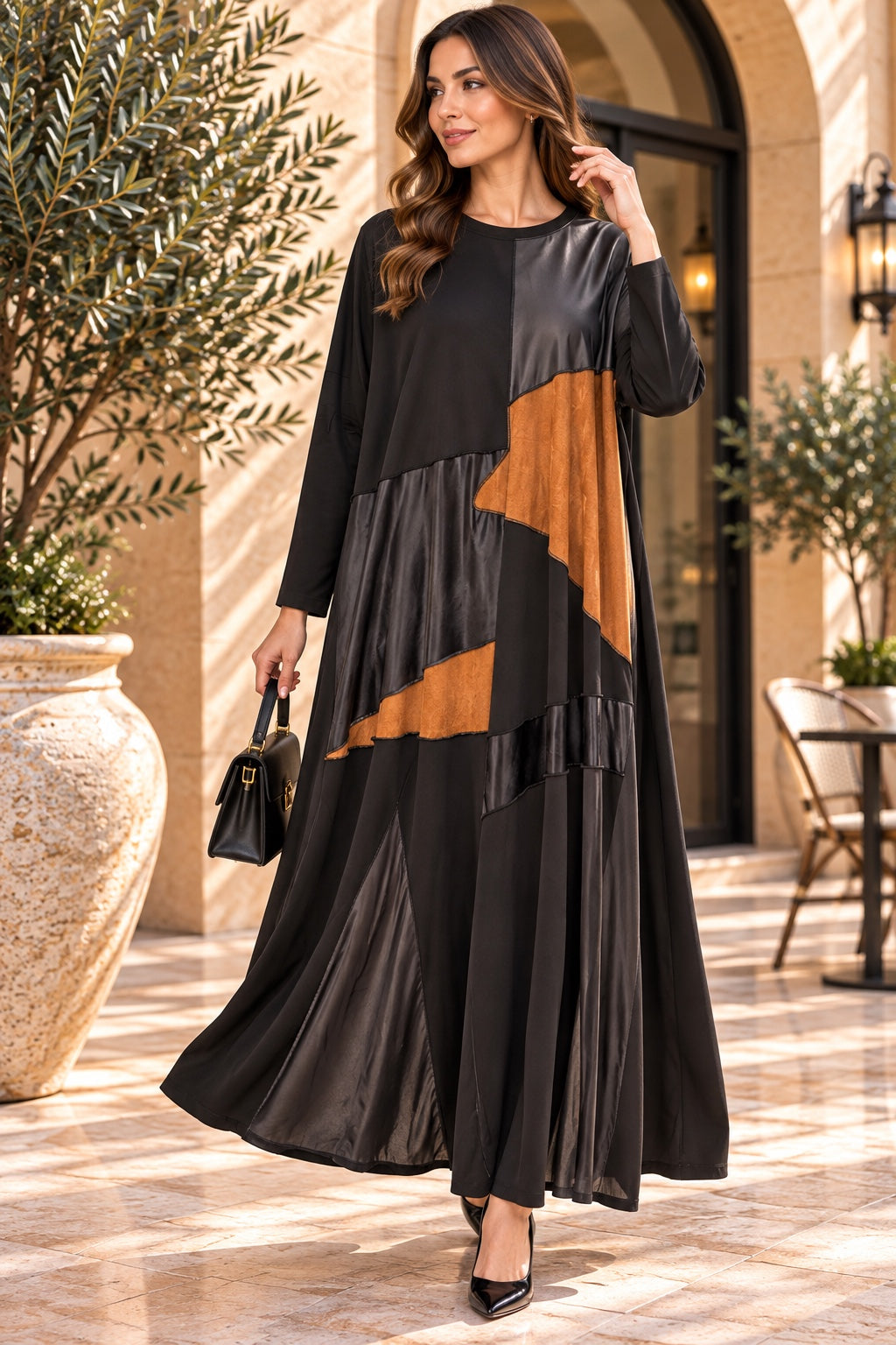 Marzia | Dress — Black (front)