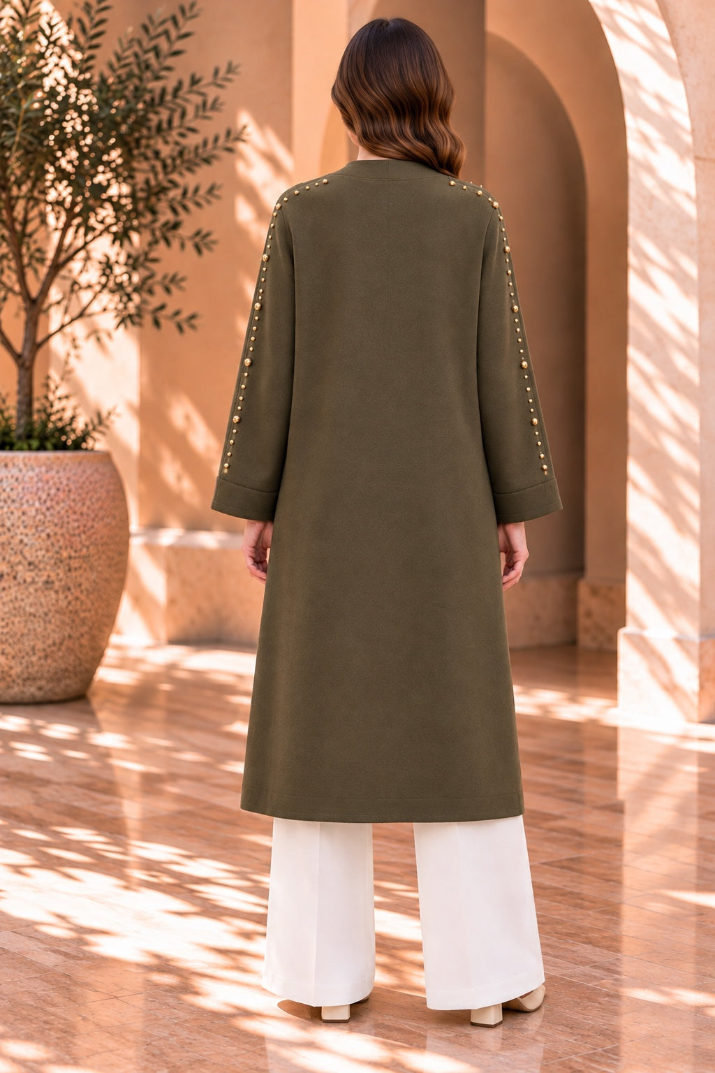 Melisande | Jacket — Green (back)
