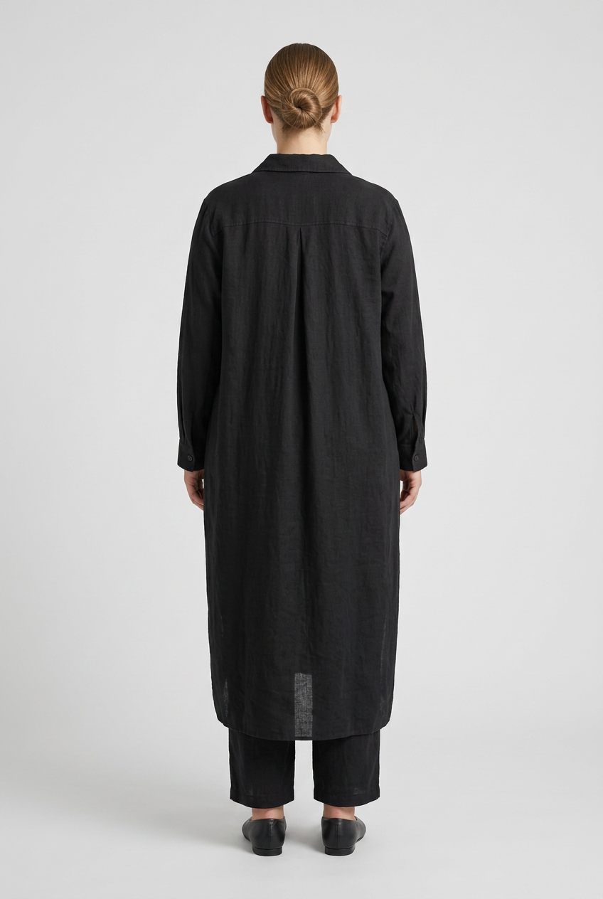 Fern | Washed Contrast Two-Piece Set [CLEARANCE -50%] — Black (back)