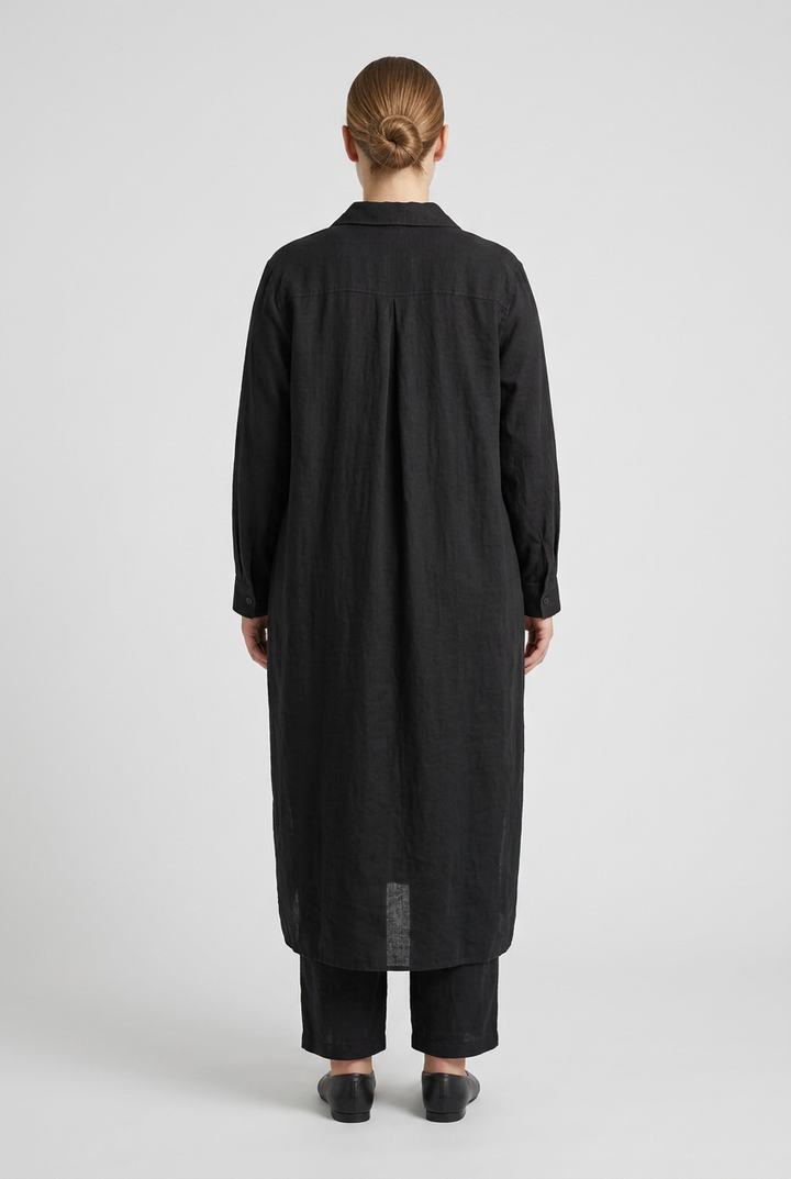 Fern | Washed Contrast Two-Piece Set [CLEARANCE -50%] — Black (back)