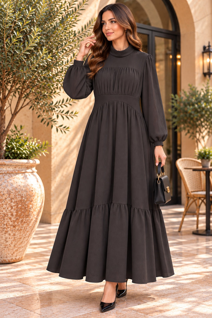 Tamara | Dress — Black (front)