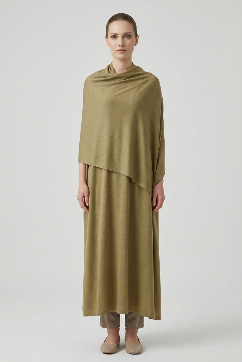 Cemre | Printed Shawl — Multi (front)