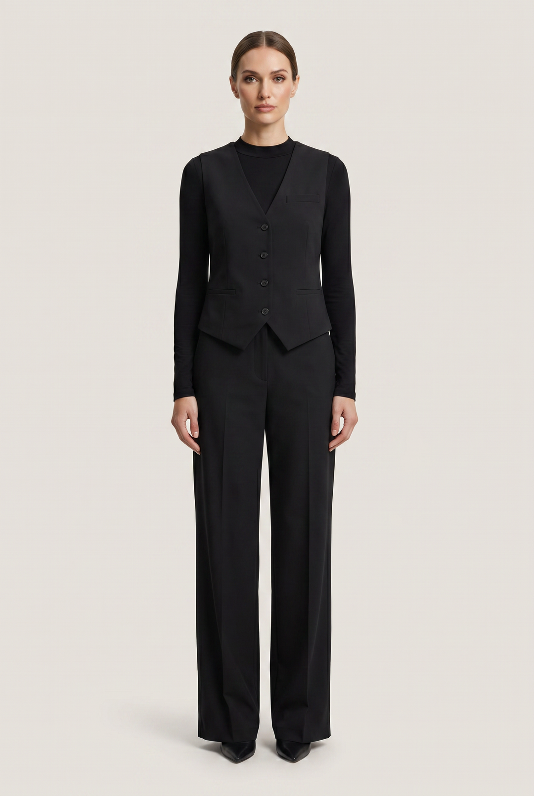 Wynter waistcoat and wide pant tuxedo set